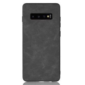 Cases, Covers & Skins 2 Pcs Shockproof Sheep Skin Pu Tpu Case For Galaxy S10e Black