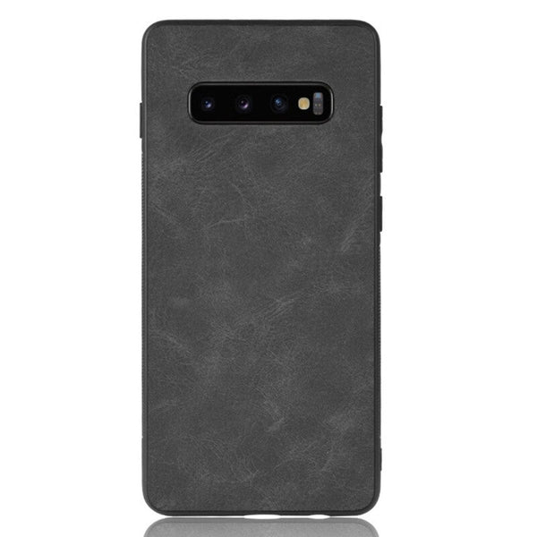 Cases, Covers & Skins 2 Pcs Shockproof Sheep Skin Pu Tpu Case For Galaxy S10e Black