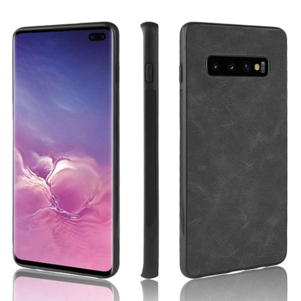 Cases, Covers & Skins 2 Pcs Shockproof Sheep Skin Pu Tpu Case For Galaxy S10e Black