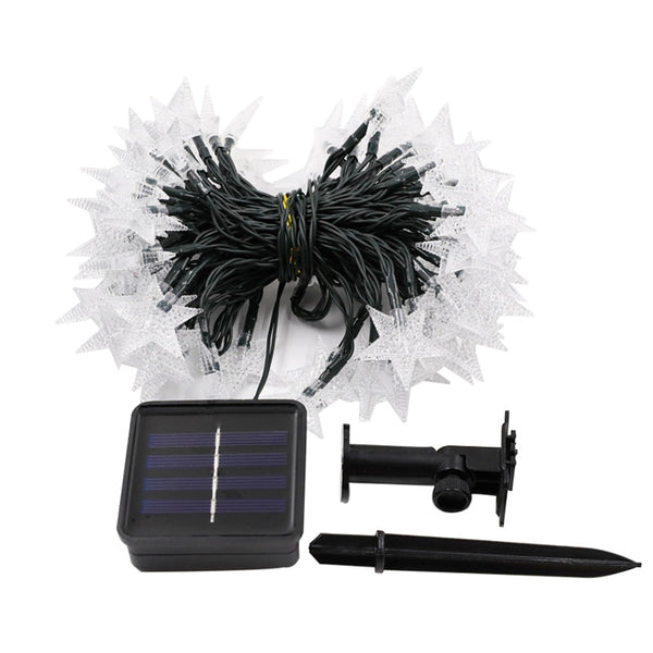 Solar Led Star String Lights Outdoor Garden Decorative