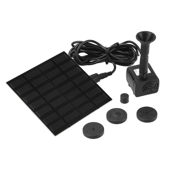 Solar Submersible Bird Bath Water Fountain Pond Pump