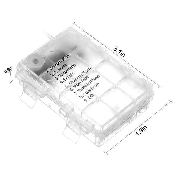 String Lights 10M Led Remote Controlled Battery String Fairy Lights
