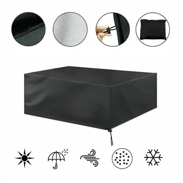 Outdoor Furniture Covers Black Waterproof Outside Patio Furniture Cover