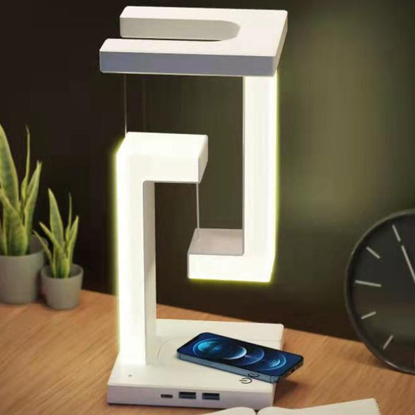 Night Lights Suspension Led Table Night Lamp Wireless Charger Usb Powered