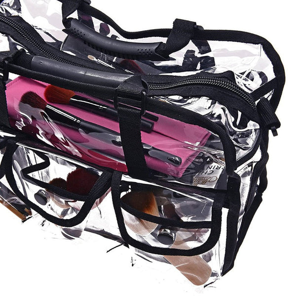 Makeup Bags & Cases Large Transparent Makeup Organiser Toiletries Travel Bag