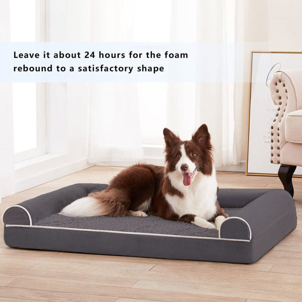 Pet Beds Petswol Curved Design Sofa Bed Comfort Security Cozy Dog Cat