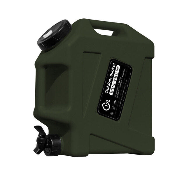 Water Carriers & Jerrycans 12L Capacity Portable Water Storage Container For Outdoor Camping Caravan