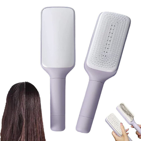 Brushes & Combs Anti Static Massage Comb Scalable Rotate Lifting Self Cleaning Hairbrush