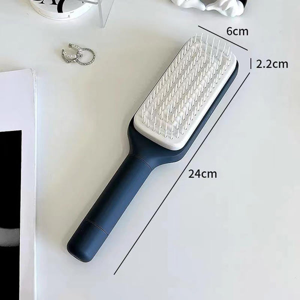 Brushes & Combs Anti Static Massage Comb Scalable Rotate Lifting Self Cleaning Hairbrush