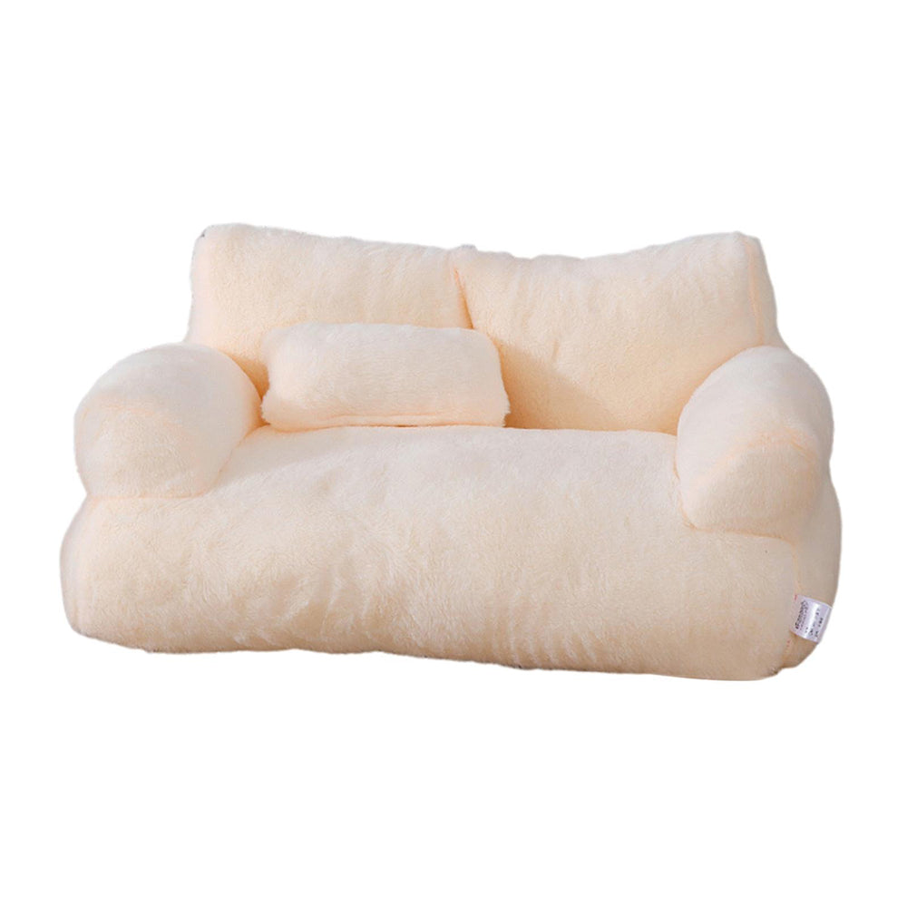 Pet Beds Luxurious Plush Sofa Bed For Cats And Small Dogs