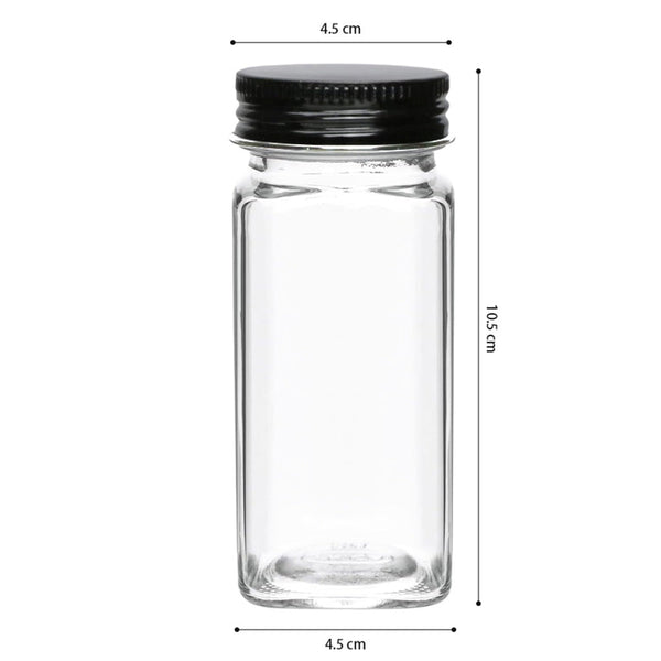 Spice Jars & Racks Storfex 24 Pack 120Ml Glass Spice Jars With Labels