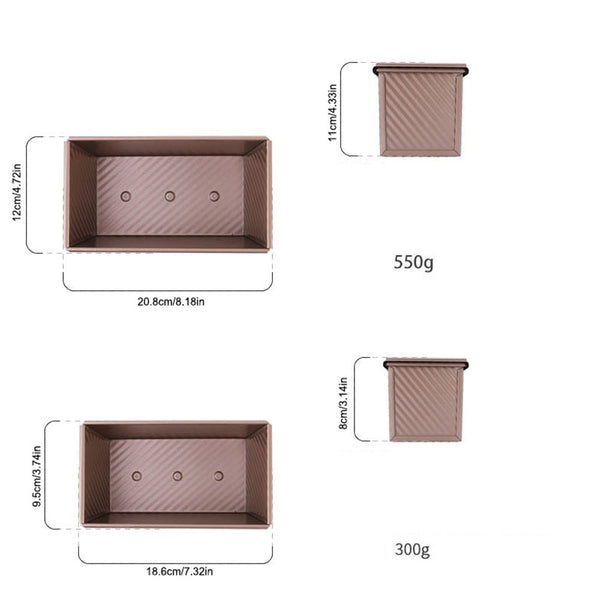 Muffin Pans & Baking Moulds Cake Toast Non Stick Rectangle Loaf Pan Baking Mould