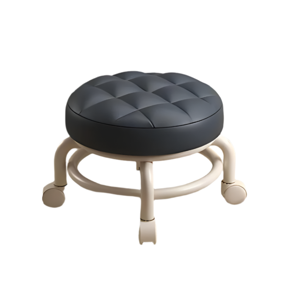 Salon Stools Multi Functional Pulley Low Stool With Universal Wheels