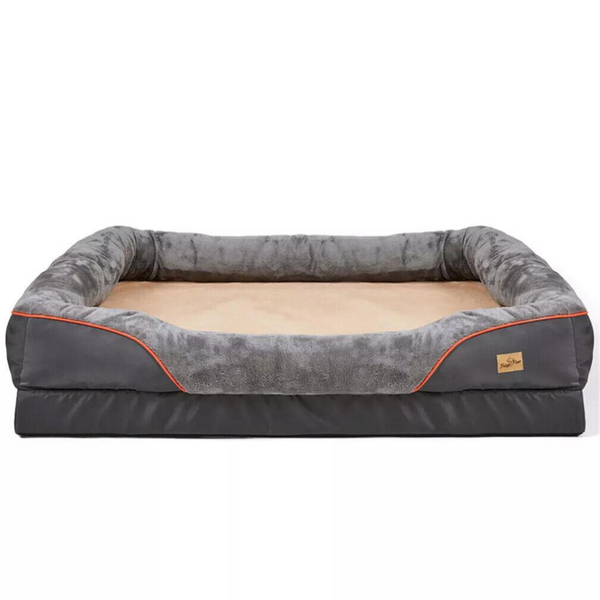 Pet Beds Removable And Washable Waterproof Large Dog Bed With Anti Allergy Fleece Cover