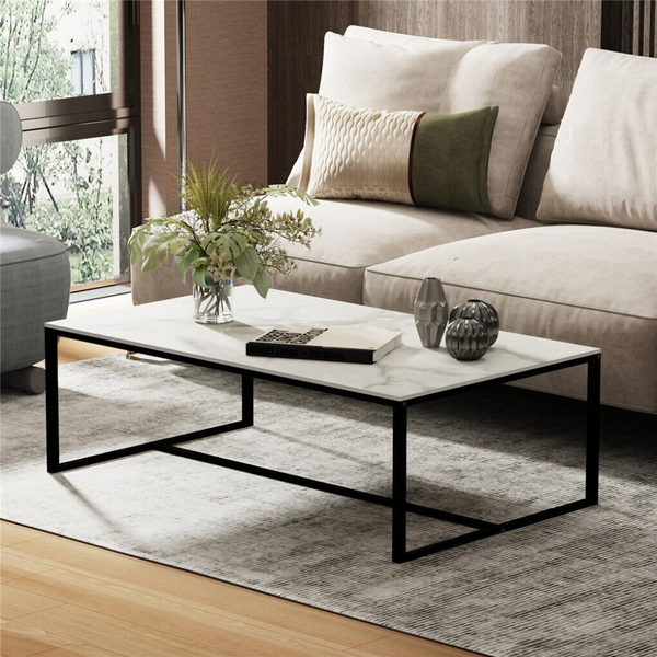 Coffee Tables Rectangular Marble Coffee Table