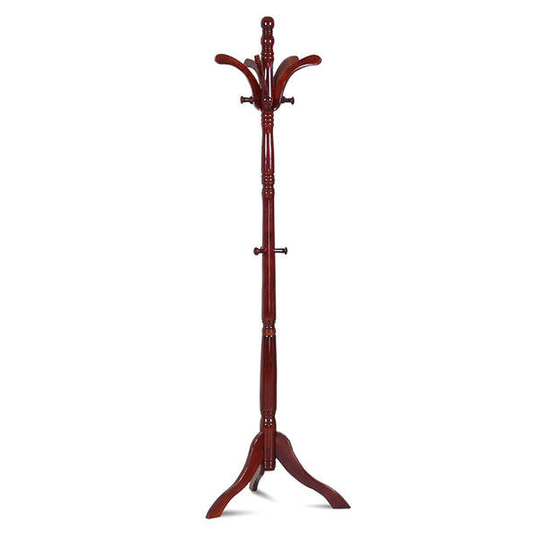 Coat & Hat Racks Solid Birch Wood Coat Racks Stand Floor Standing Hanger With Tripod Base