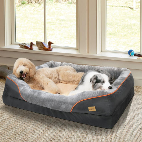 Pet Beds Jumbo Orthopedic Dog Bed Elevated Cushion Warm Waterproof Mattress