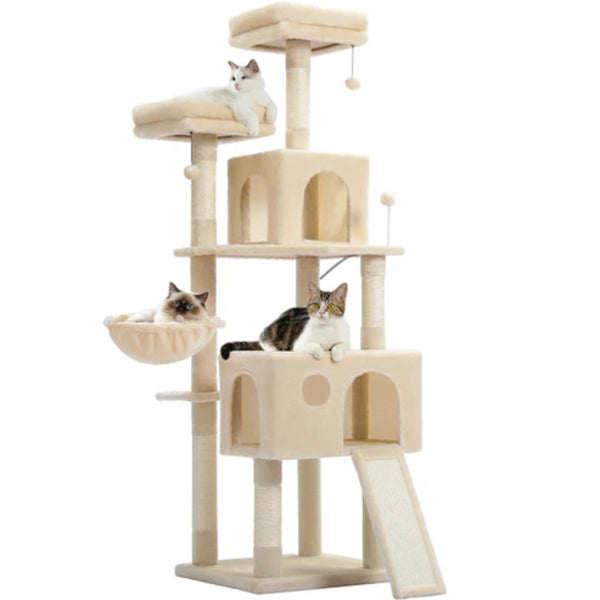 Furniture & Scratchers Premium Cat Tree With Multilevel Design And Cozy Condo For Cats Kittens