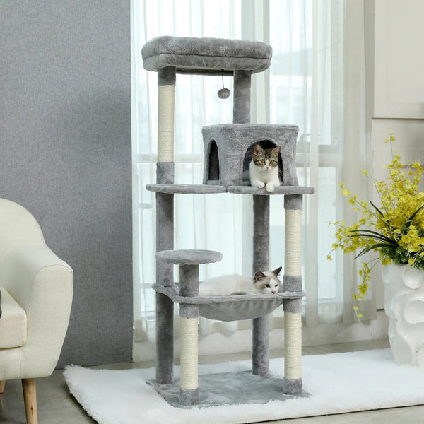 Furniture & Scratchers Premium Cat Tree With Multilevel Design And Cozy Condo For Cats Kittens