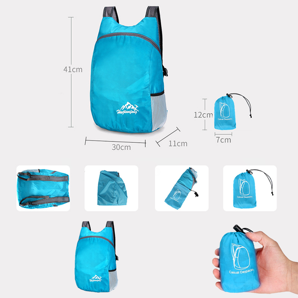 20L Portable Ultralight Outdoor Camping Hiking Folding Travel Backpack