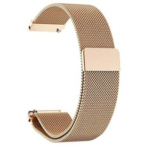 20Mm Milanese Loop Stainless Steel For Amazfit Bip Youth Watch Band Rose Gold