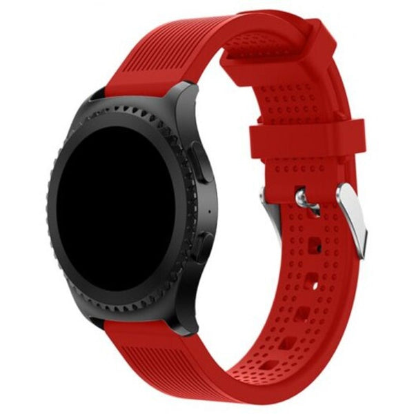 Watch Bands 20Mm Silicone Sports Bracelet Strap Watch Band For Samsung Gear S2 Red