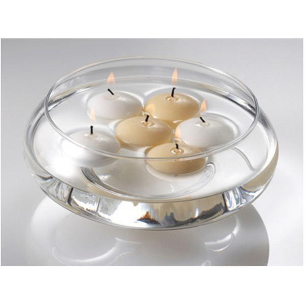 Candles 20 Pack Of 4 Hour White Floating 4Cm Diameter Wedding Party Decoration