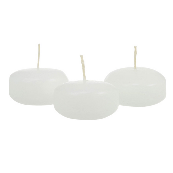 Candles 20 Pack Of 4 Hour White Floating 4Cm Diameter Wedding Party Decoration