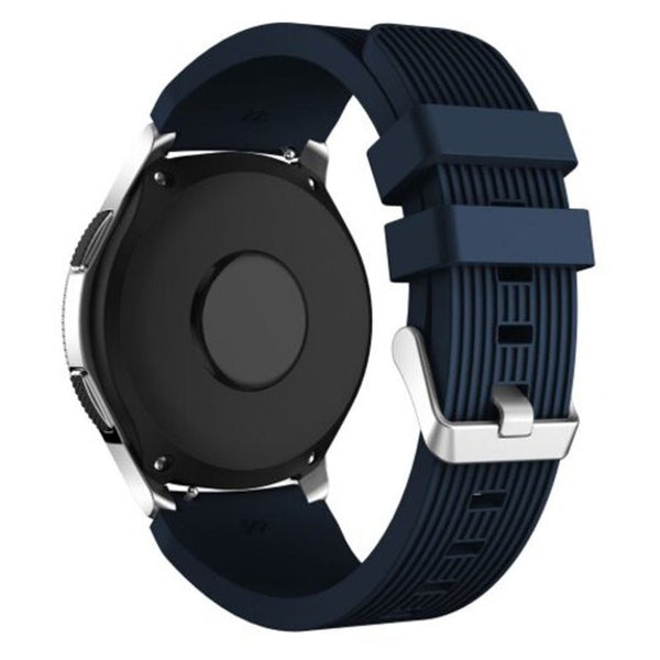 Watch Bands 22Mm Silicone Watch Strap Band For Samsung Galaxy 46Mm Midnight Blue