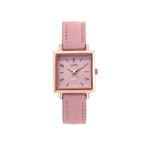 Watches 23.5Cm 106 Square Belt Watch Female Waterproof Plate Girl Pink Simple Decorative