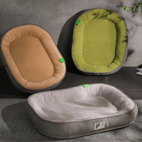 Pet Beds Pet Bed Apple Green Plush Cushion Mattress Couch Accessories