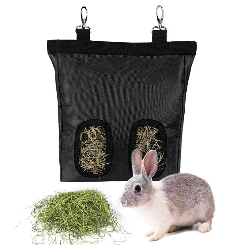 Small Animal Supplies Hanging Hay Storage Feeder Bag For Guinea Pigs Rabbits Hamsters