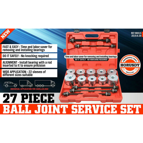 Other Automotive Hand Tools 27Pc Universal Pull & Press Sleeve Kit Removal Bushing Driver Set Bearings Seal