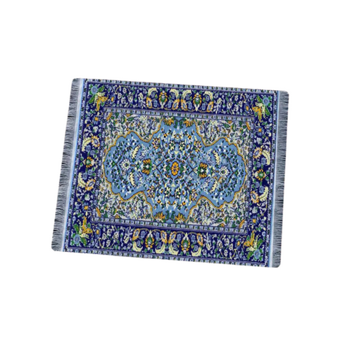 Desk Mats Mouse Pad Green 22X18cm Persian Tribal Carpet Computer Office Desk Non Slip Mat