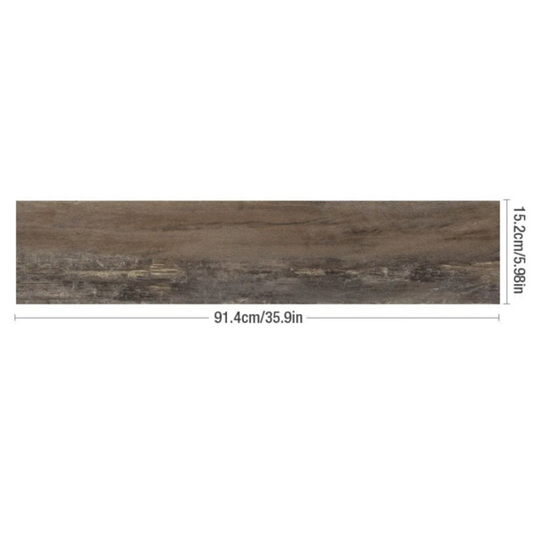 Floor & Wall Tiles 5Pcs Vinyl Tile Brown Driftwood Stain Self Adhesive Waterproof Floor Stickers