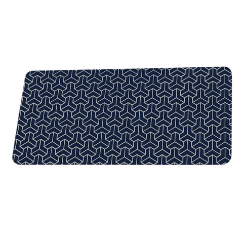 Desk Mats Mouse Pad Blue Gray 1000X500x3mm Minimalist Desk Gaming Laptop