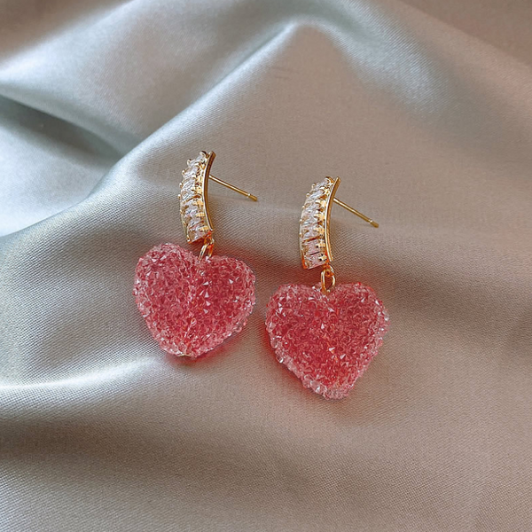 Earrings Sweet Love Gummy For Women Light Luxury High End Cute