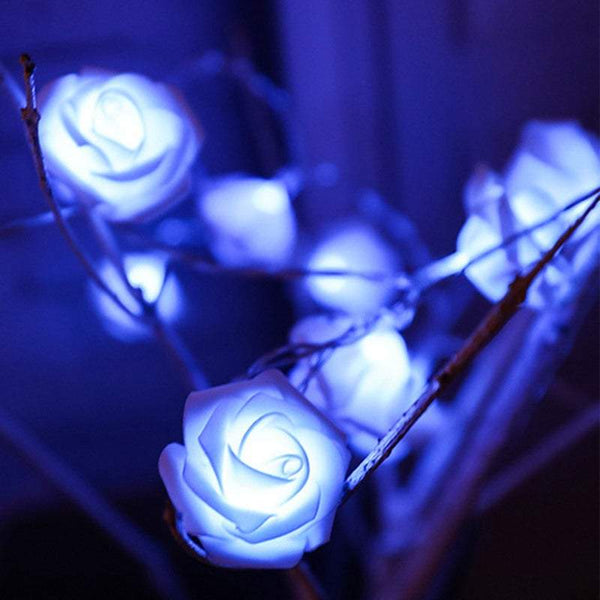 String Lights Indoor 2M 20Leds Rose Flower Fairy Waterproof Battery Operated Home Decor