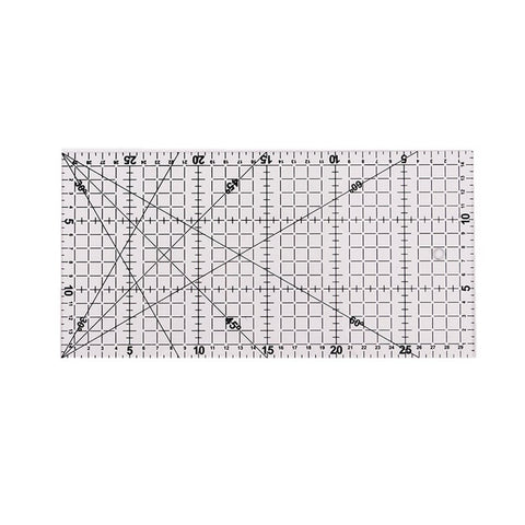 Quilting Tools & Equipment 2Pc 15X30cm Multifunction Transparent Sewing Patchwork Ruler Diy Quilting Drawing Stationery Office Supplie