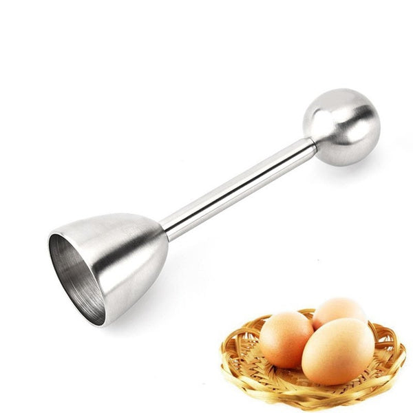 Peelers & Slicers Stainless Steel Boiled Egg Topper Shell Cutter Knocker Opener Kitchen Tool