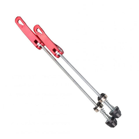 2Pcs/Set Bicycle Hub Mountain Road Bike Front Rear Skewer Tools Red