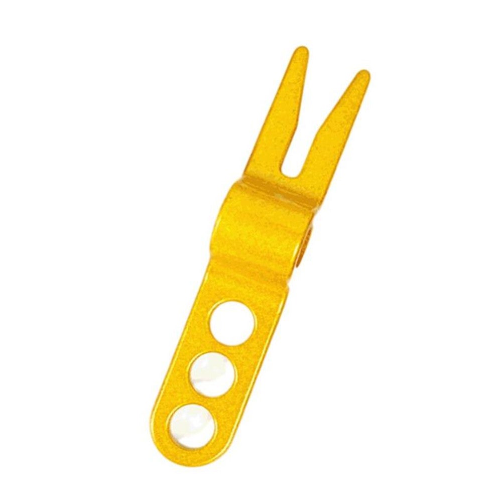 Golf Fork Green Pitch Divot Tool Turf Repair Yellow