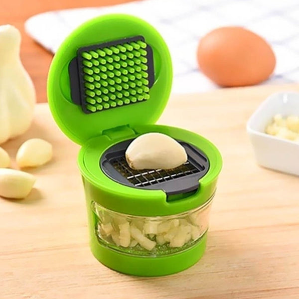 2Pcs Kitchen Pressing Vegetable Onion Garlic Food Slicer Chopper Cutter Mincer