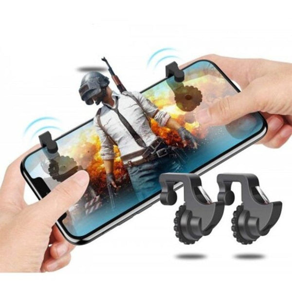 2Pcs Mobile Game Controller Black