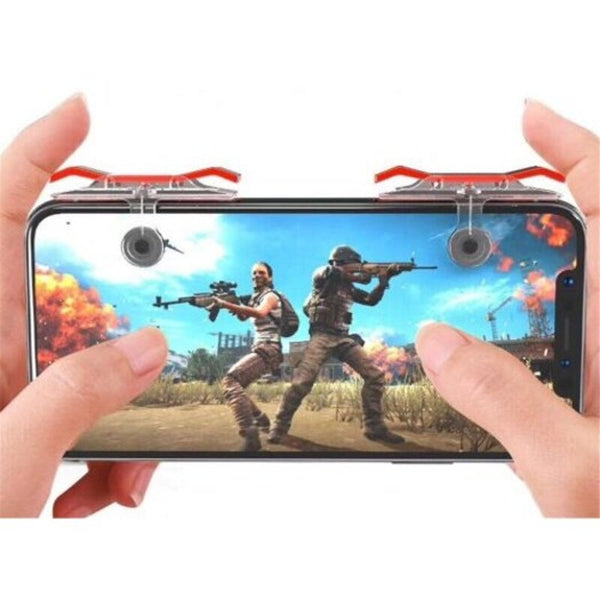 2Pcs Abs Mobile Phone Game Trigger Gamepad Joystick Controller