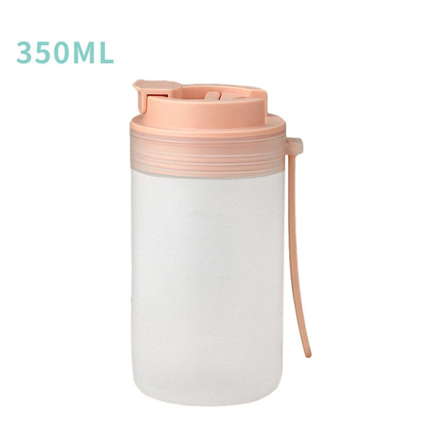 Canteens, Bottles & Flasks 350Ml Multifunctional Portable Cup With Straw For Outdoor Travel Bottle