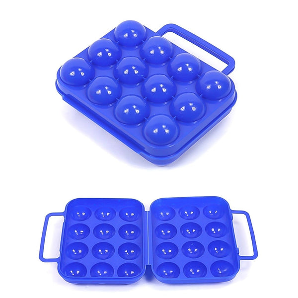 2Pcs Outdoor Camping Tableware Portable Picnic Bbq Egg Box Container Storage Boxes Travel Kitchen Utensils Gear