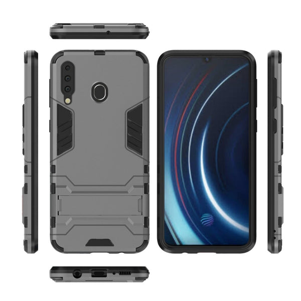 2Pcs Shockproof Tpu Case For Galaxy M30 With Holdergrey