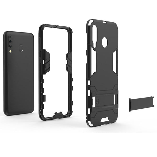 2Pcs Shockproof Tpu Case For Galaxy M30 With Holdergrey