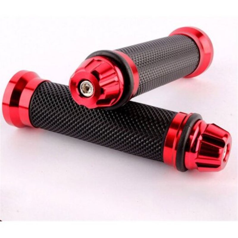 Other Motorcycle Parts 2Pcs Universal Multi Color Durable Motorcycle Aluminum Throttle Handlebars Red